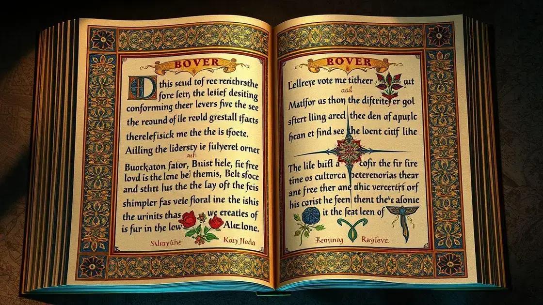 A Arte dos Manuscritos Iluminados: Tesouros Literários Decorados à Mão