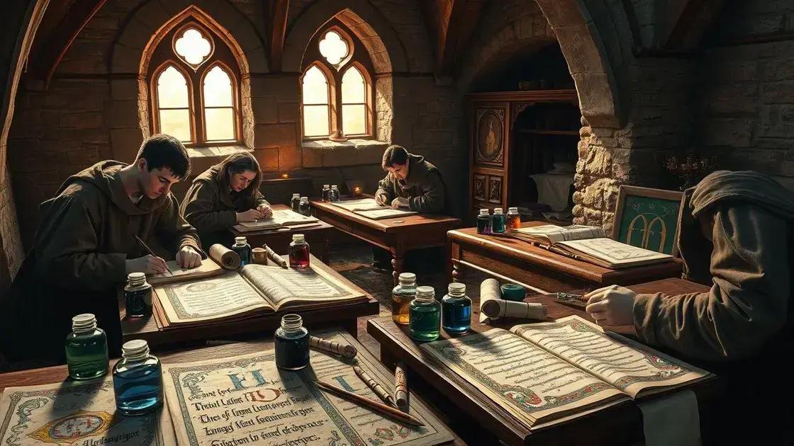 A história dos manuscritos iluminados