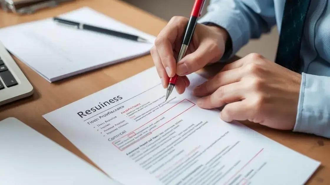 Erros comuns a evitar ao montar seu currículo