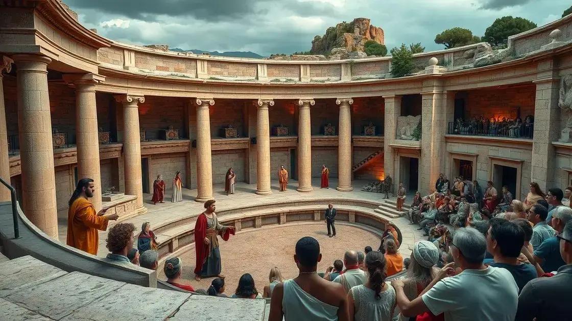 A história do teatro grego e suas influências