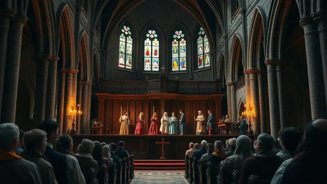 Teatro medieval: a ligação com a religião