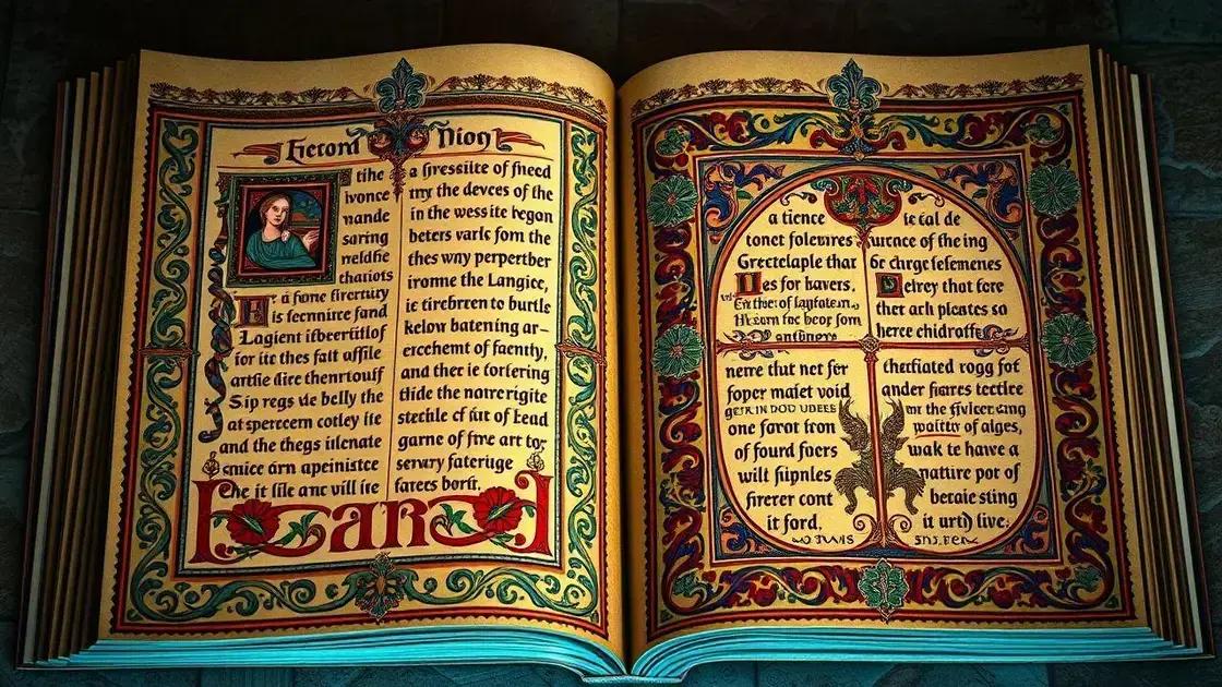 Os mais famosos manuscritos iluminados