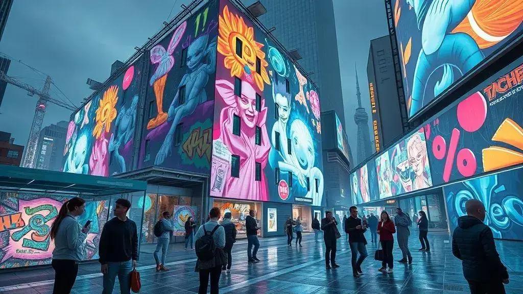 Futuro da arte urbana e tecnologia