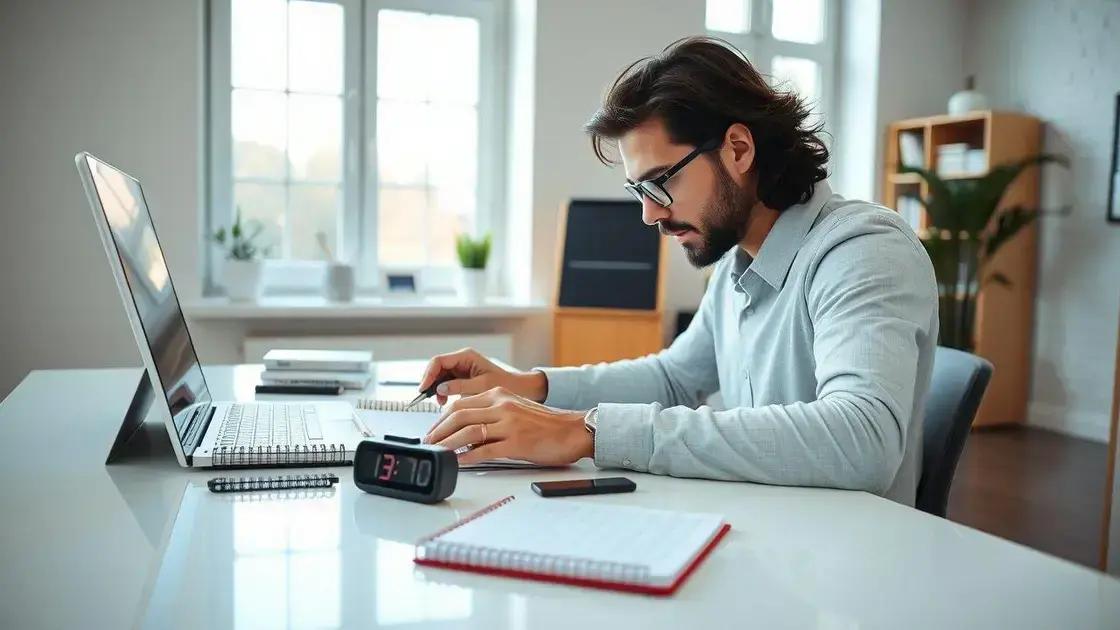 Gerenciamento do tempo e produtividade em projetos freelancers