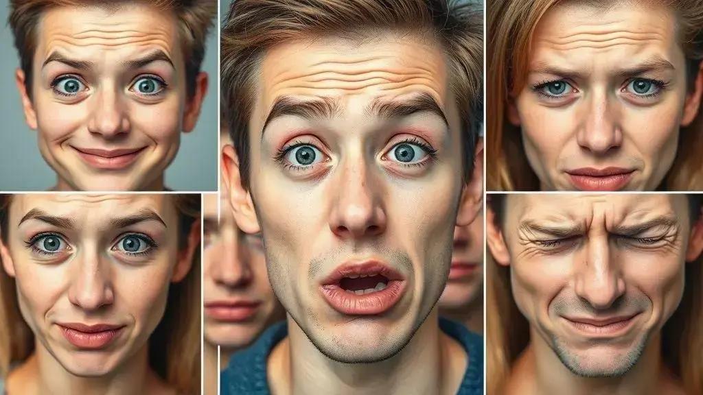 Exemplos práticos de microexpressões em ação