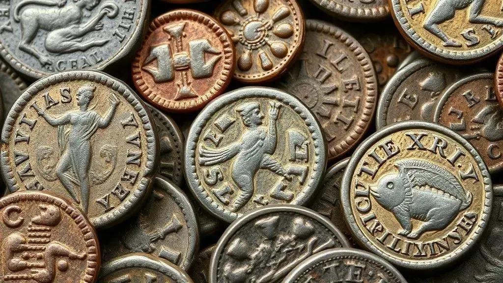 As moedas e seu papel nas civilizações antigas