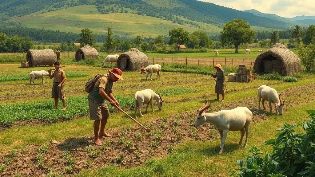 A revolução agrícola e suas consequências A revolução agrícola e suas consequências