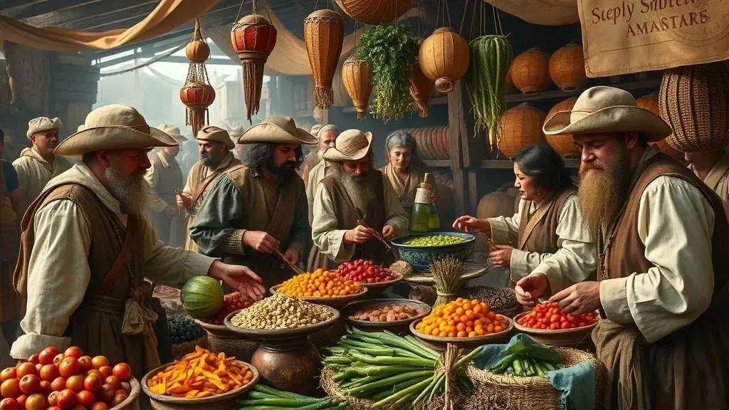 Impacto das grandes navegações na culinária mundial Impacto das grandes navegações na culinária mundial