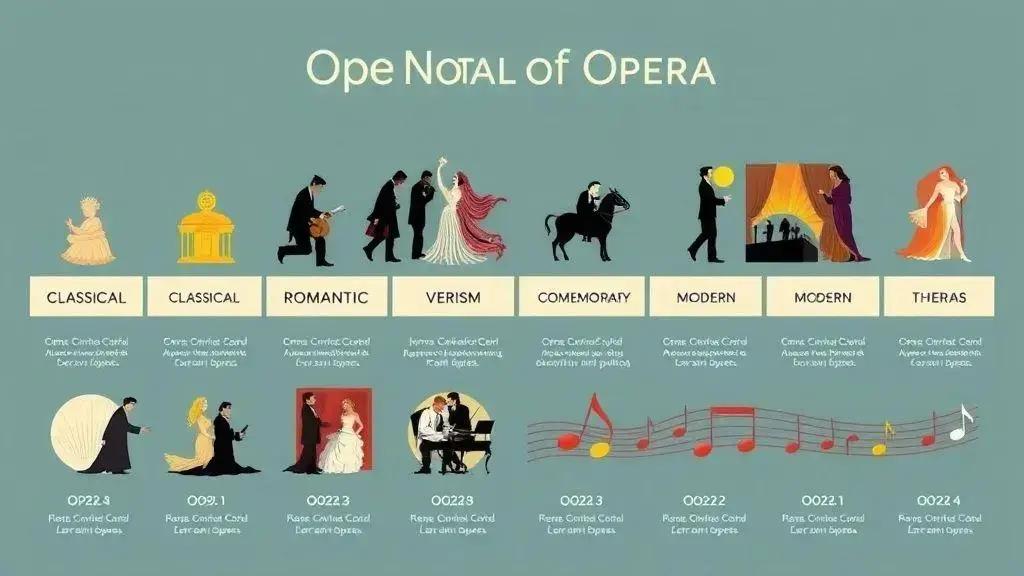 Os diferentes estilos de ópera ao longo do tempo
