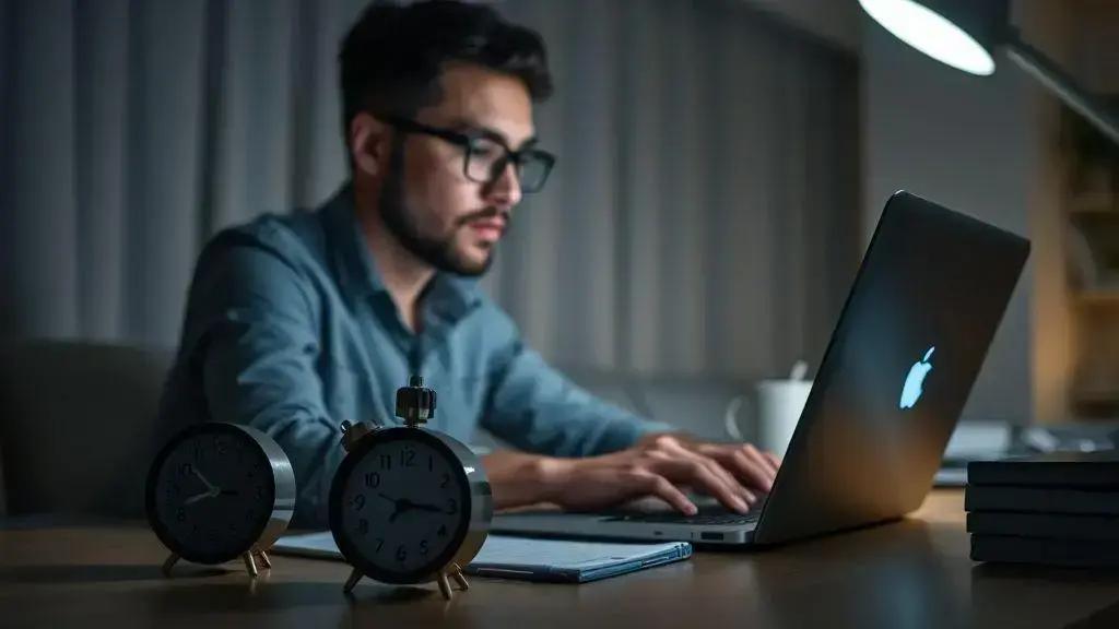 Como gerenciar o tempo nas horas extras da noite