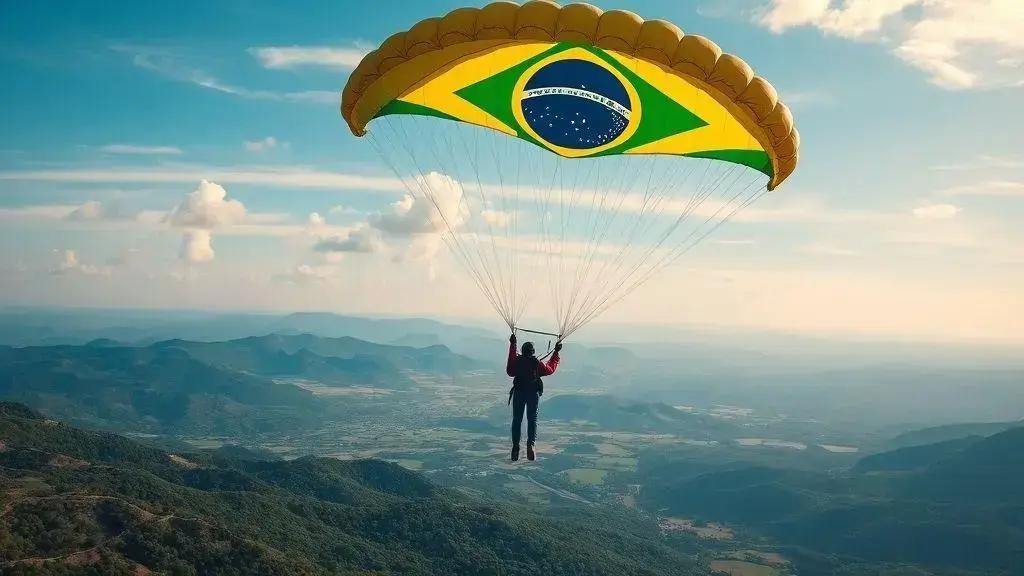 A genialidade do paraquedas brasileiro