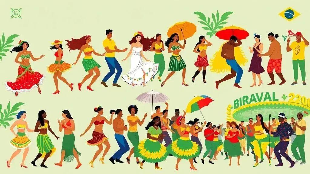 Os estilos populares de dança no Brasil