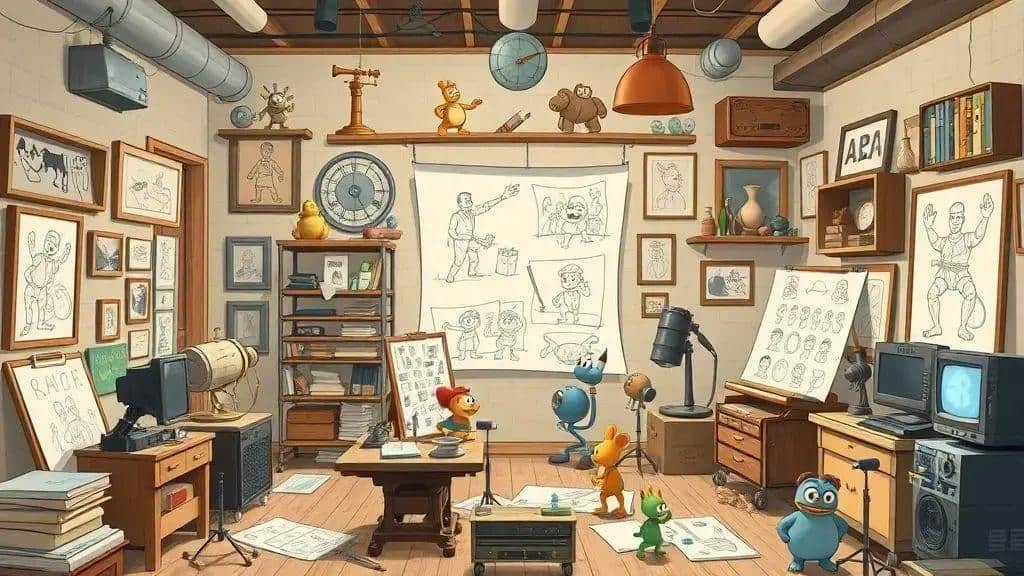 As origens da animação e suas técnicas