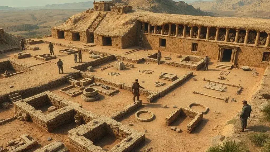 Descobertas arqueológicas sobre civilizações antigas