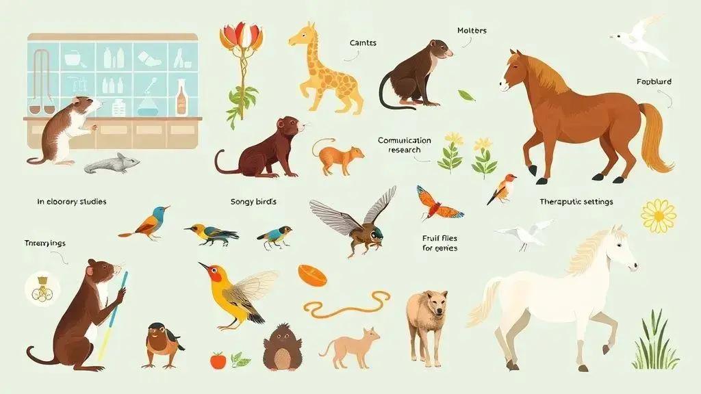 O papel dos animais em eventos científicos