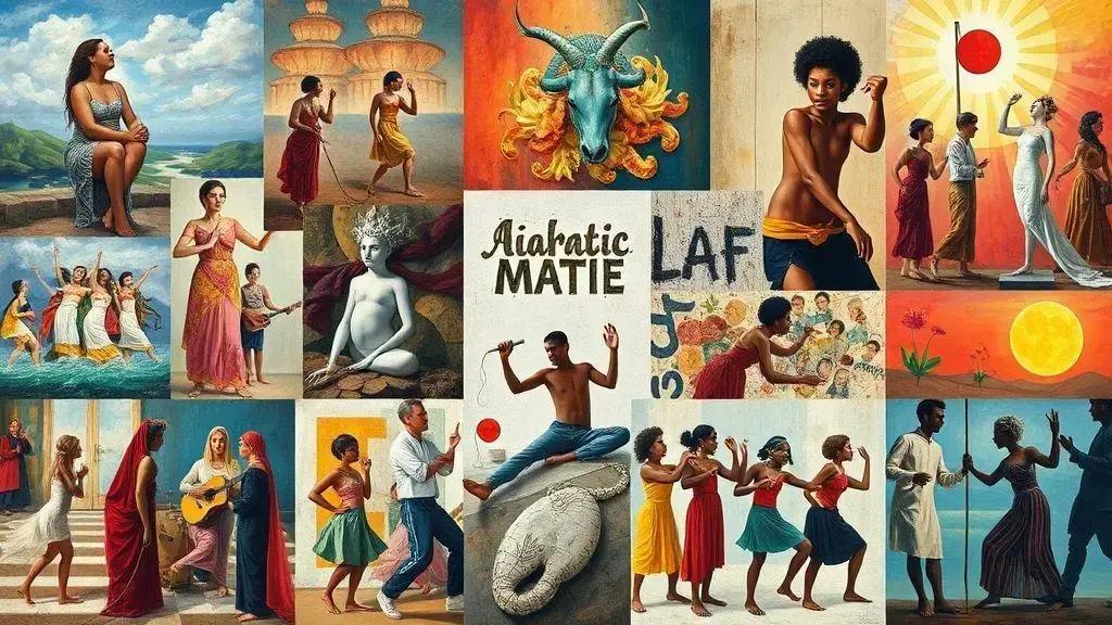 O que são diferentes formas de arte?