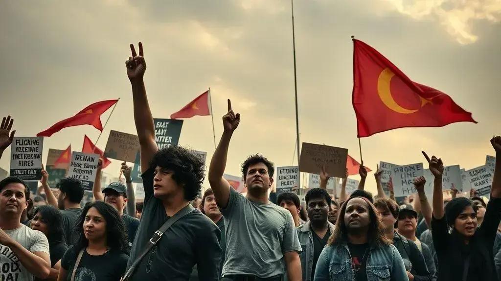 A relação do rock com movimentos sociais e políticos A relação do rock com movimentos sociais e políticos