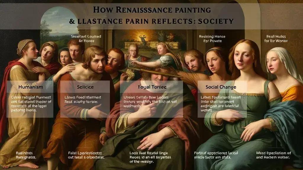 Como a pintura renascentista reflete a sociedade