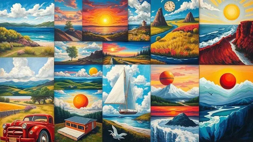 O que são os estilos de pintura?