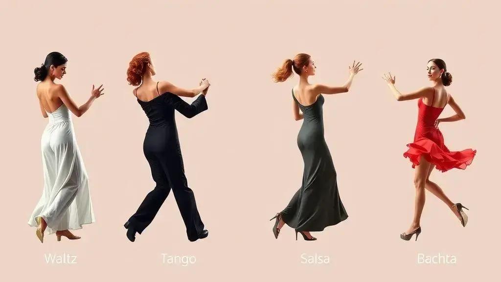Principais estilos de dança de salão