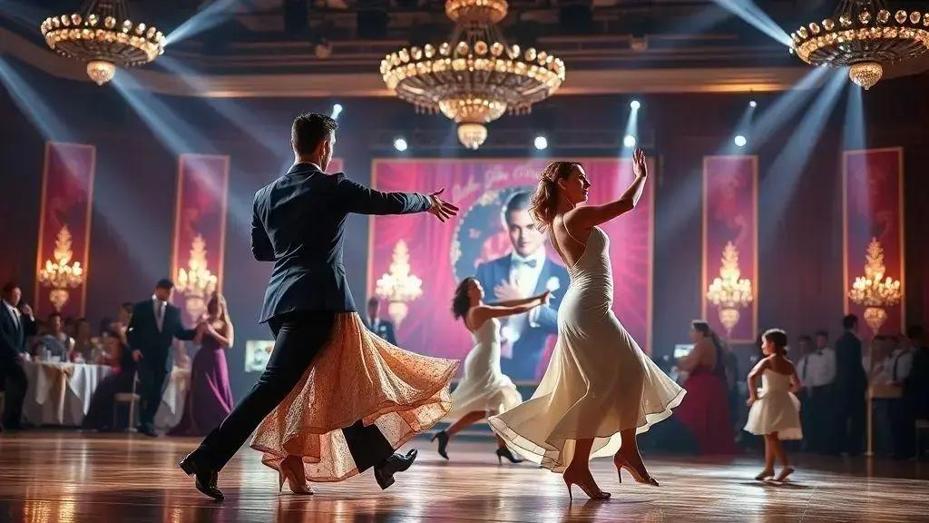 Eventos e competições de dança de salão