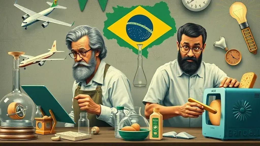 A origem das invenções brasileiras famosas