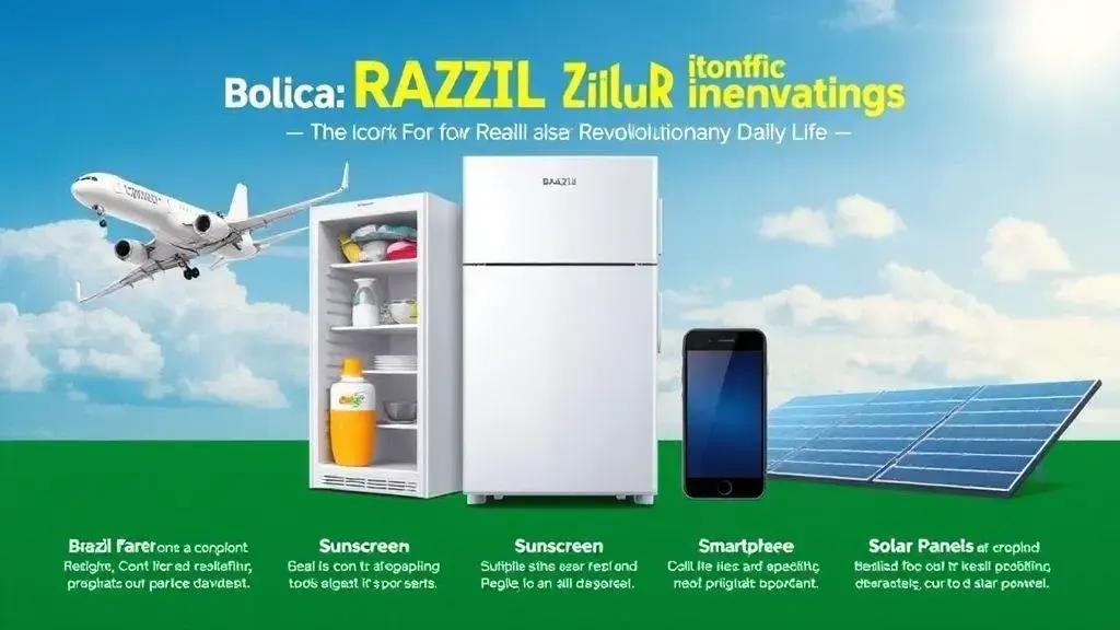 5 invenções brasileiras que revolucionaram o cotidiano