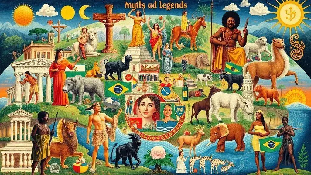 Histórias de mitos e lendas ao redor do mundo