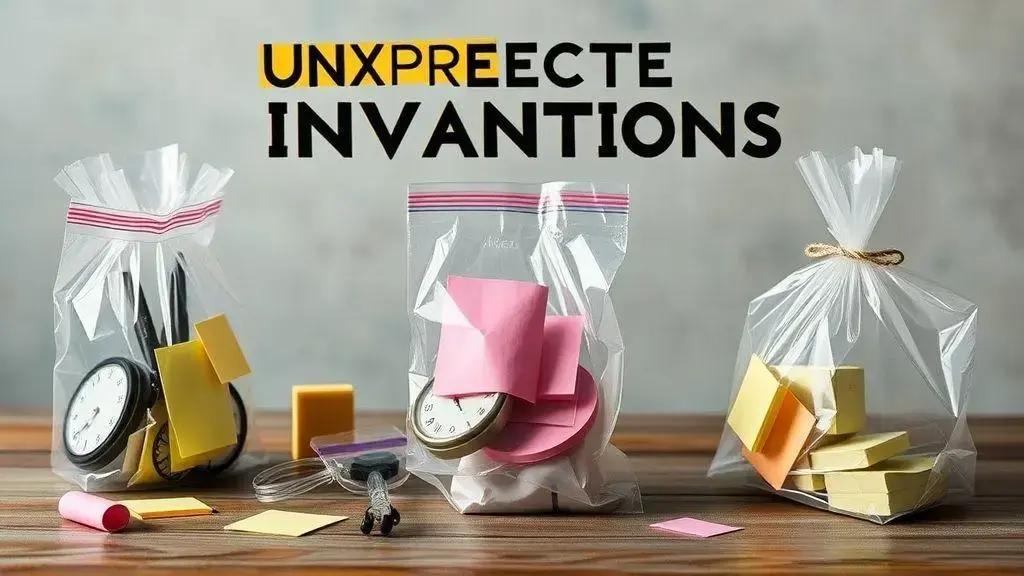 Histórias de invenções inesperadas Histórias de invenções inesperadas