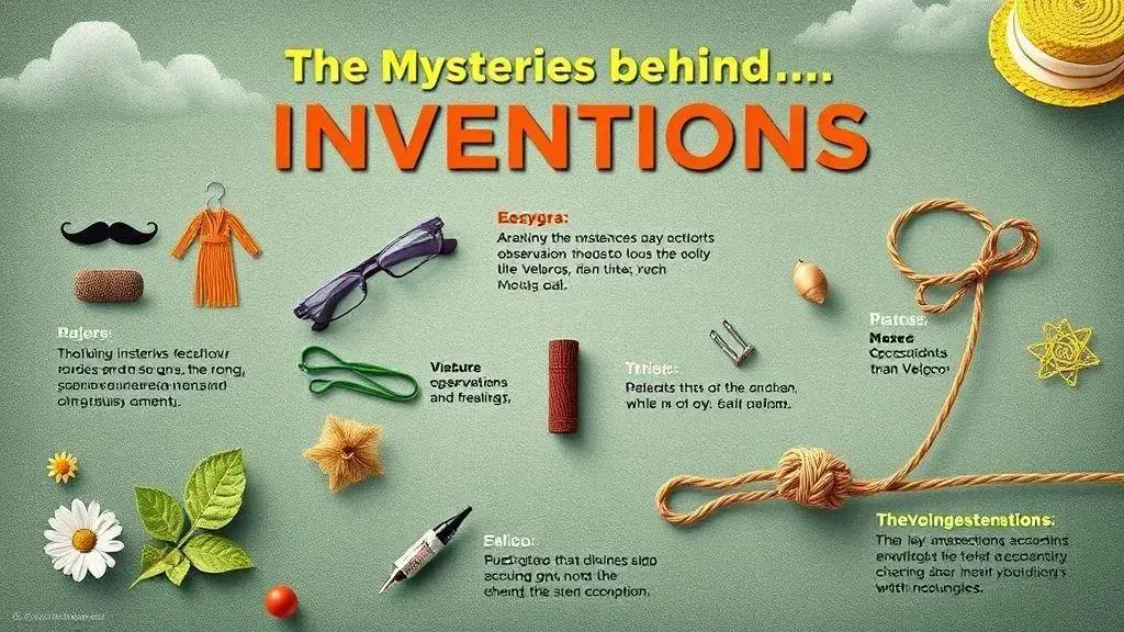 Mistérios por trás das invenções Mistérios por trás das invenções