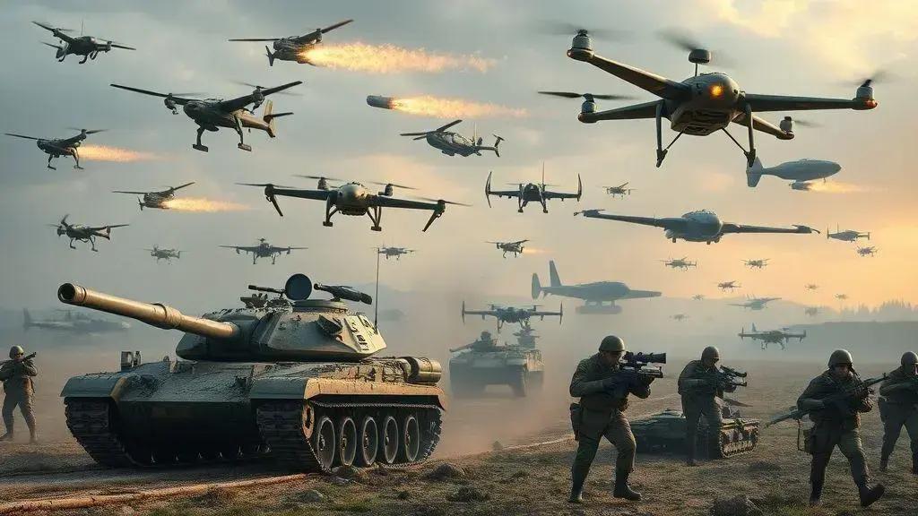 Avanços tecnológicos nas guerras