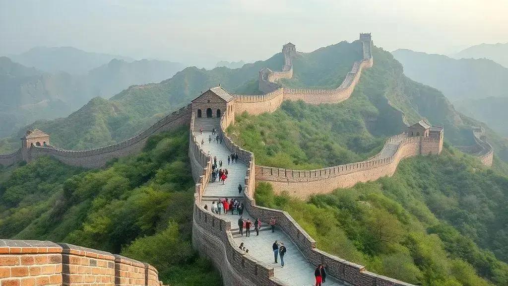 A grande muralha da China: mais que uma fortificação