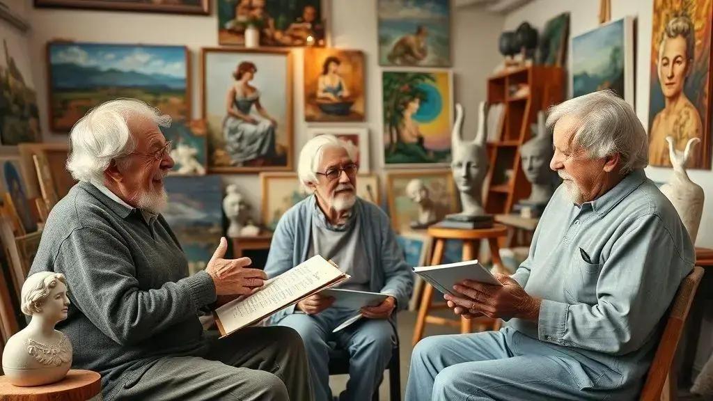 Depoimentos de artistas na terceira idade