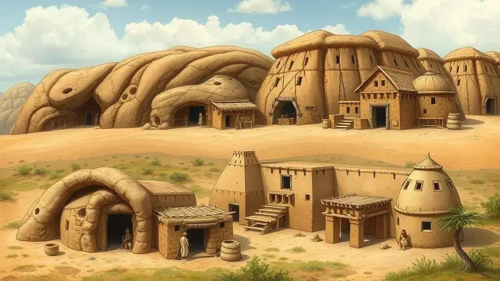 A origem das moradias: das cavernas às casas de barro