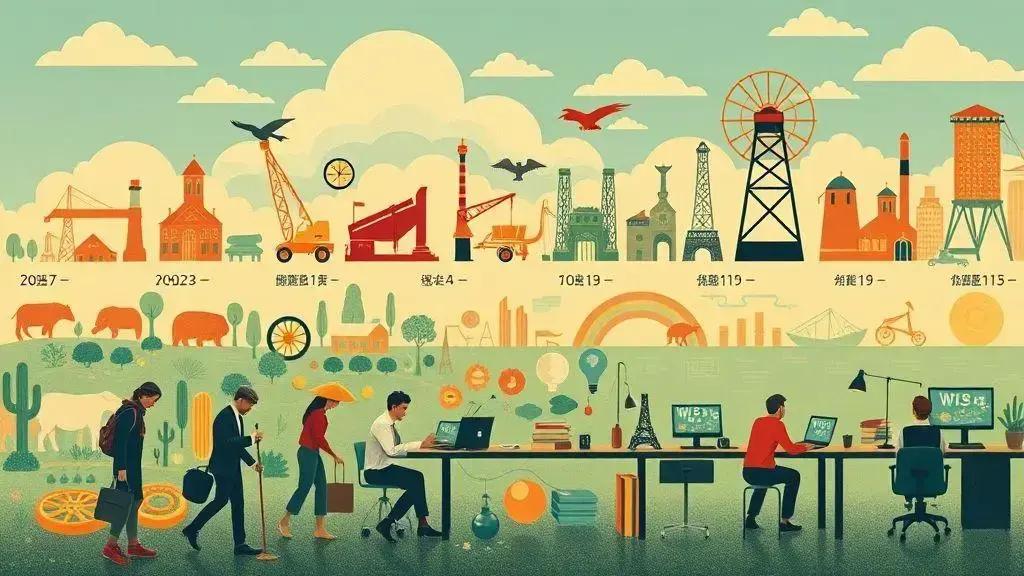 Mudanças nas relações de trabalho ao longo dos séculos