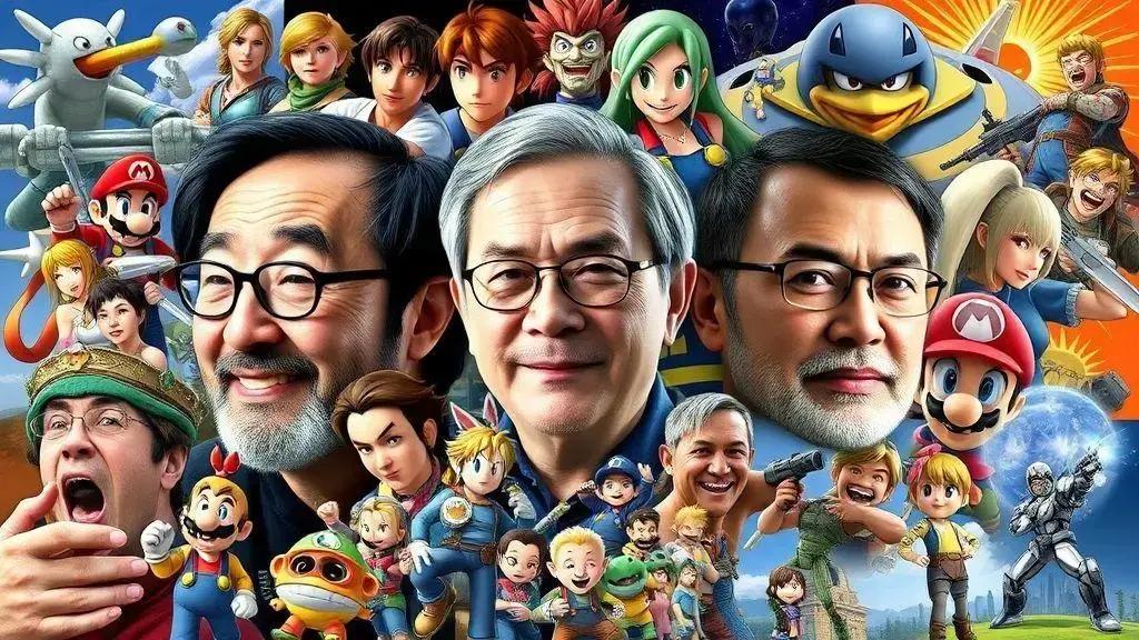 Grandes artistas por trás dos gráficos de jogos