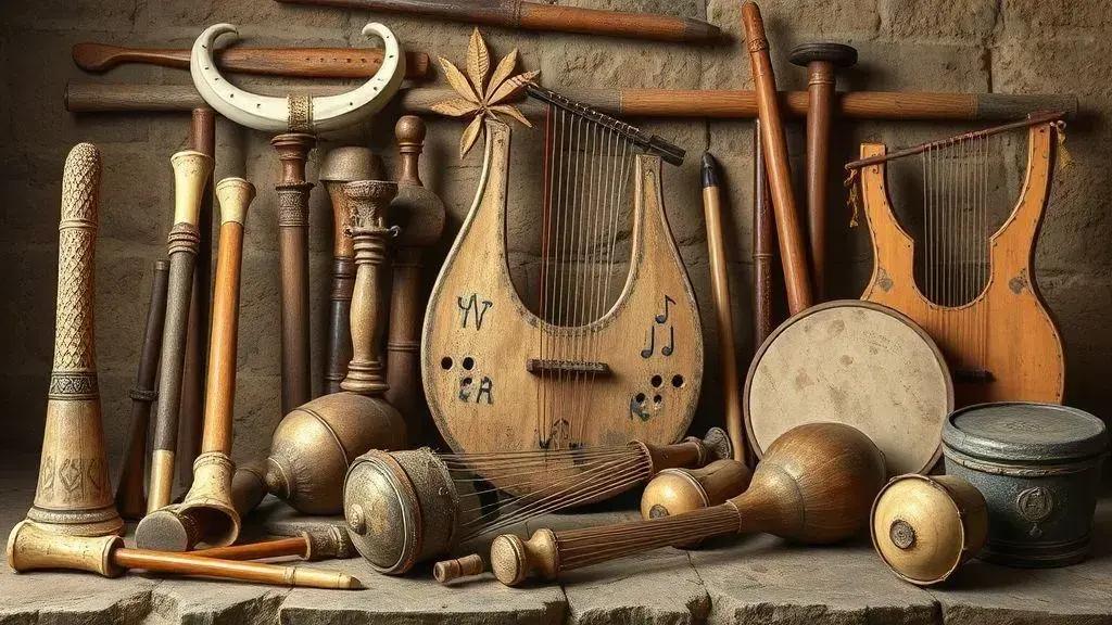 As origens da música e seus primeiros instrumentos