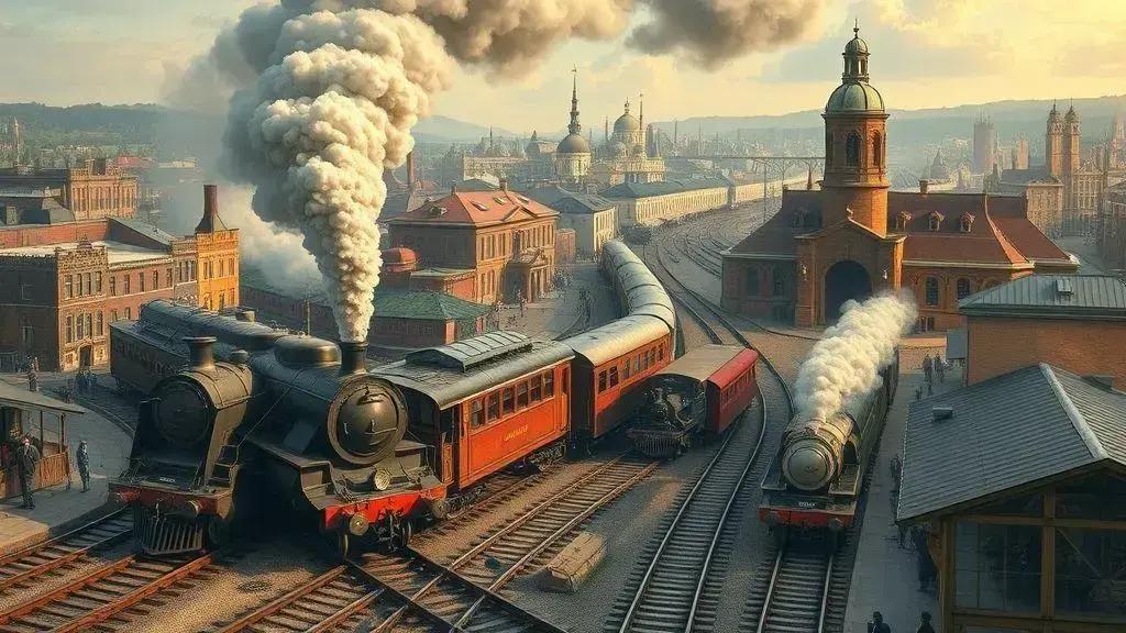A revolução das ferrovias no século XIX
