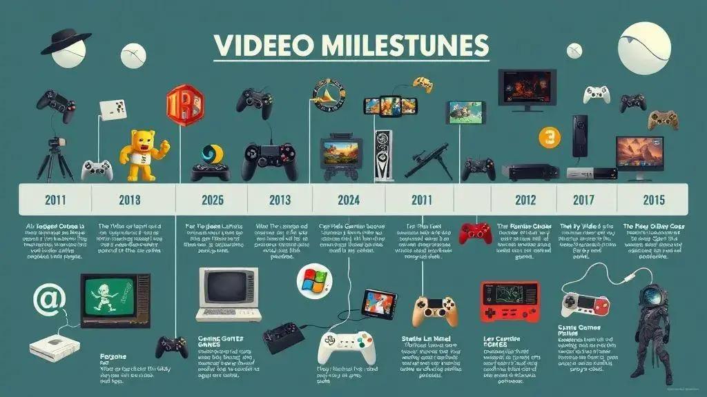 Principais marcos da indústria de jogos