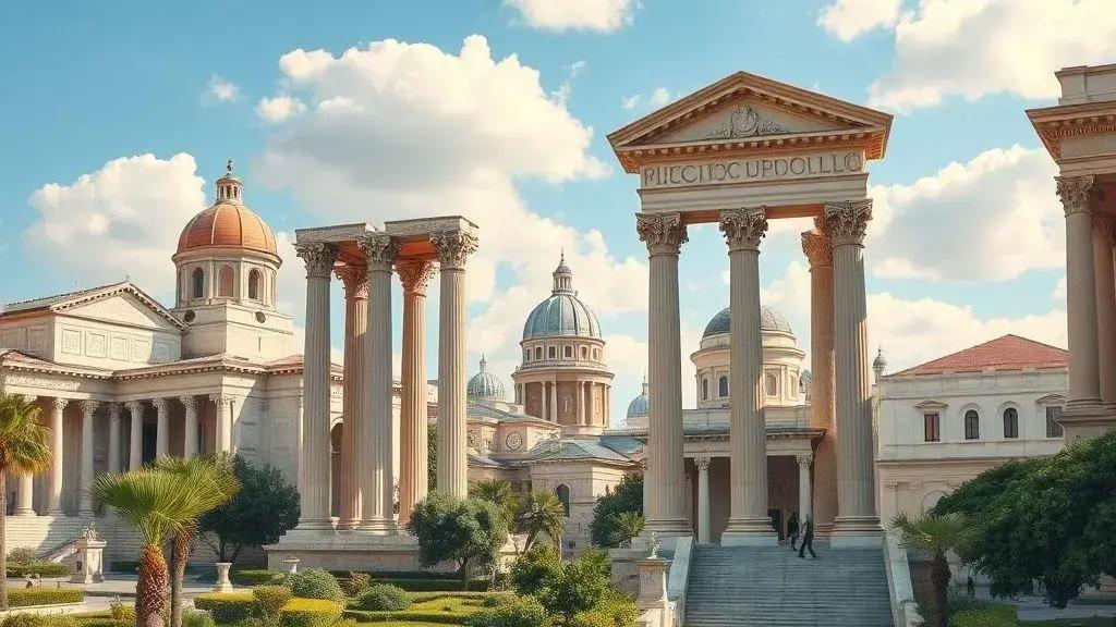 A Arquitetura Clássica: influências da Grécia e Roma