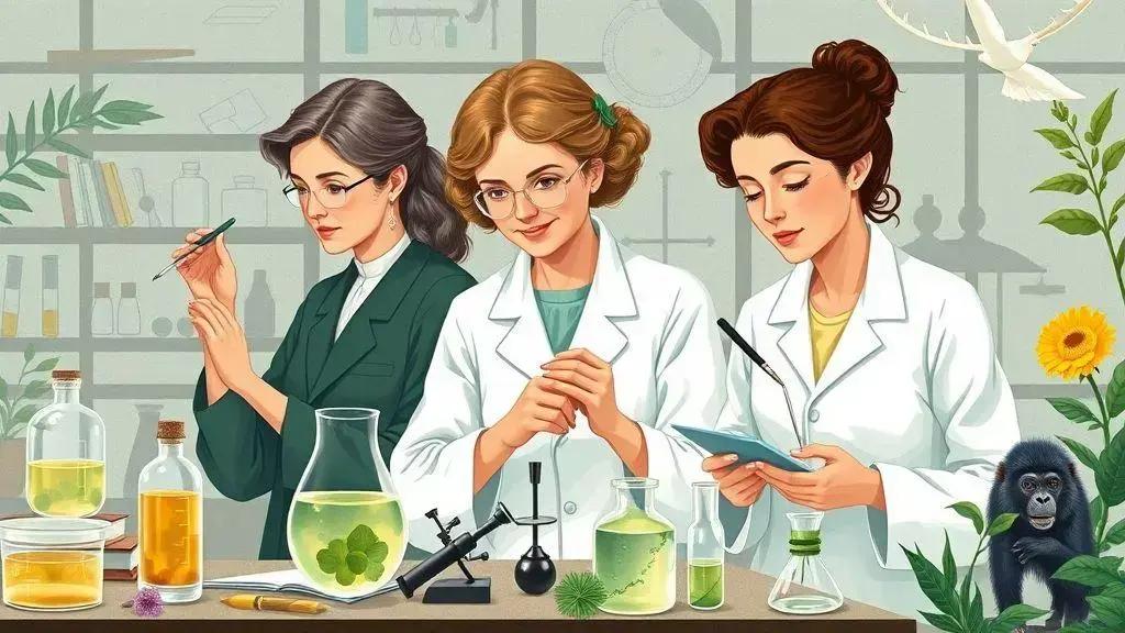 Mulheres na ciência e suas descobertas Mulheres na ciência e suas descobertas