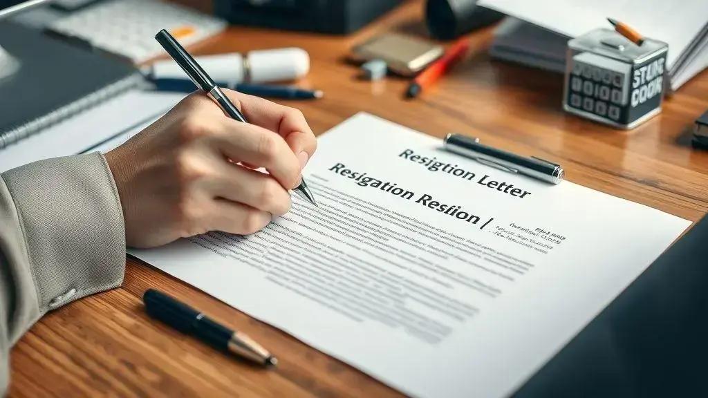 Como elaborar uma carta de demissão eficaz