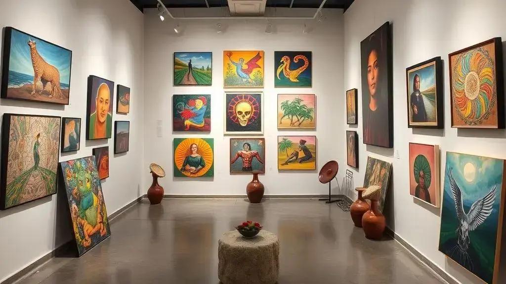 Artistas brasileiros em destaque nas galerias