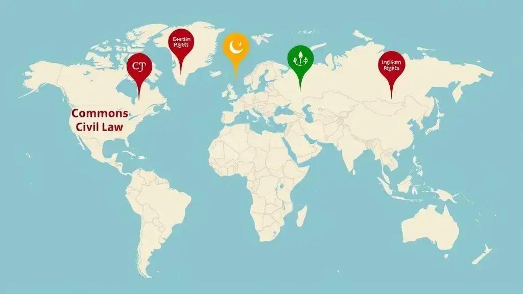 Os principais sistemas jurídicos do mundo Os principais sistemas jurídicos do mundo