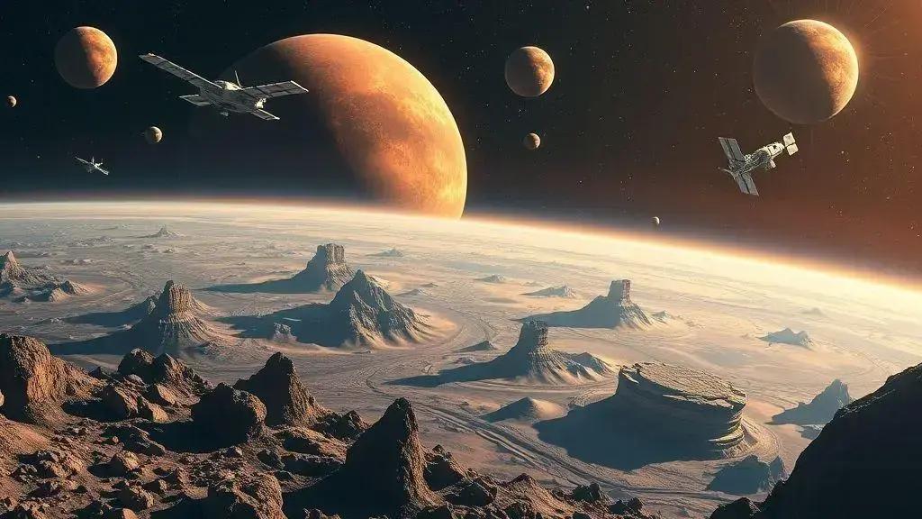 Futuro das invenções tecnologia espacial