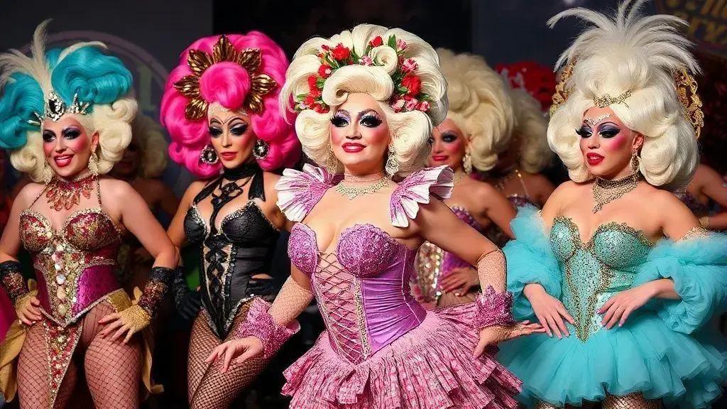 A estética na performance drag